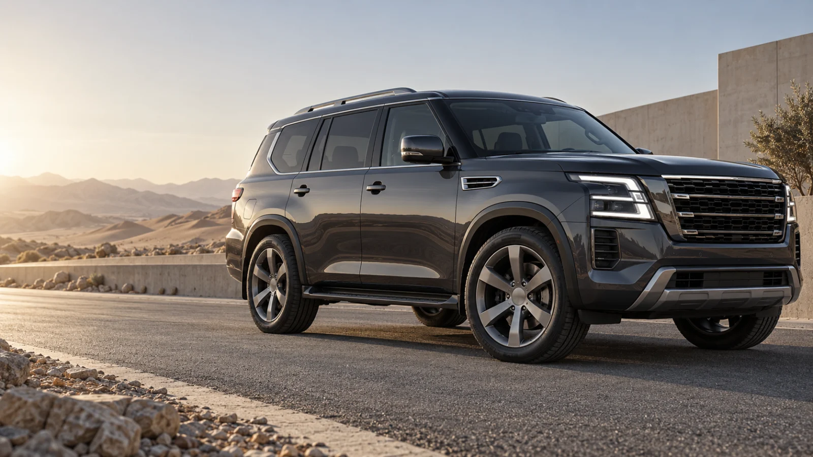 Nissan Patrol-inspired SUV wheel concept